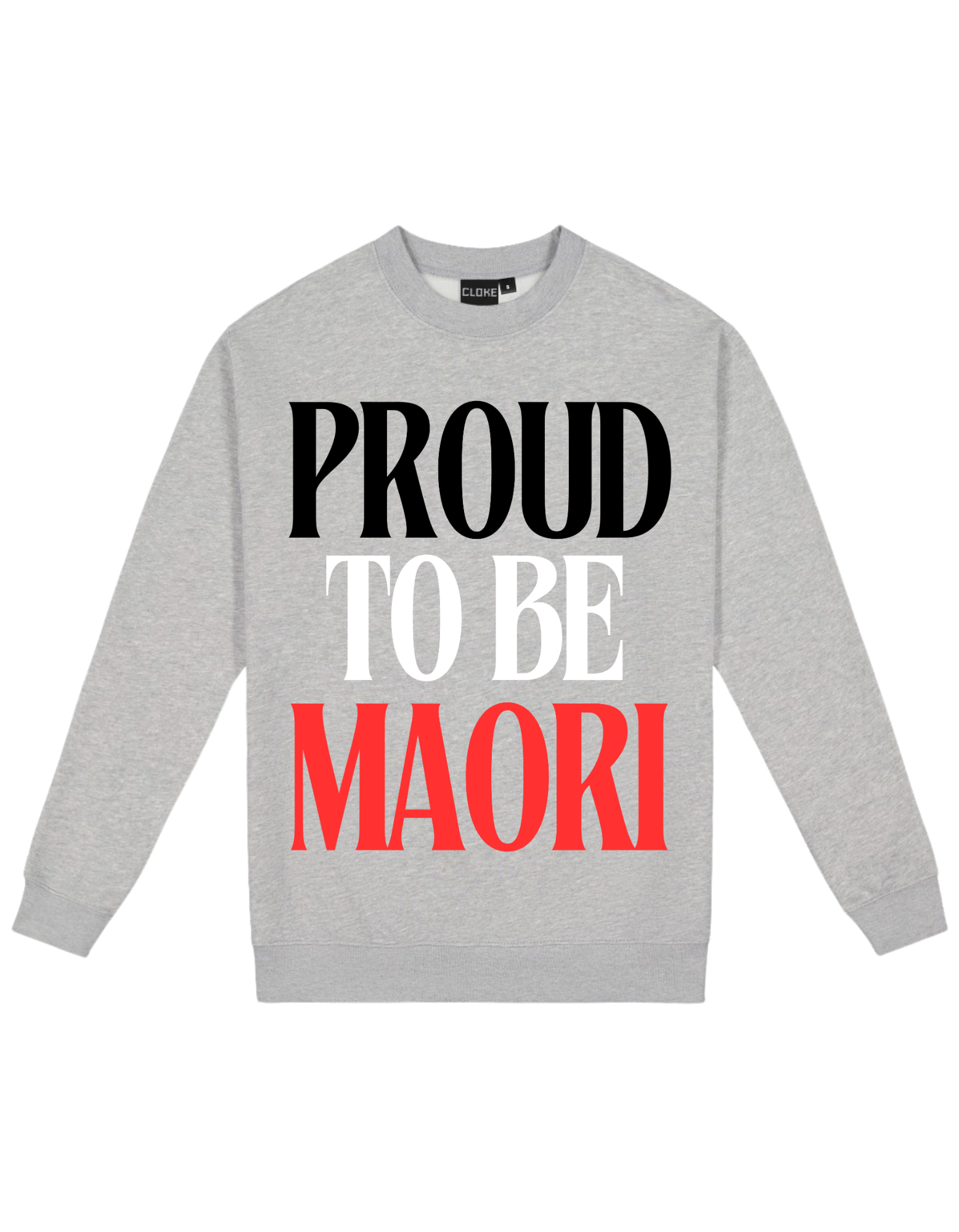 PROUD TO BE MAORI CREW NECK