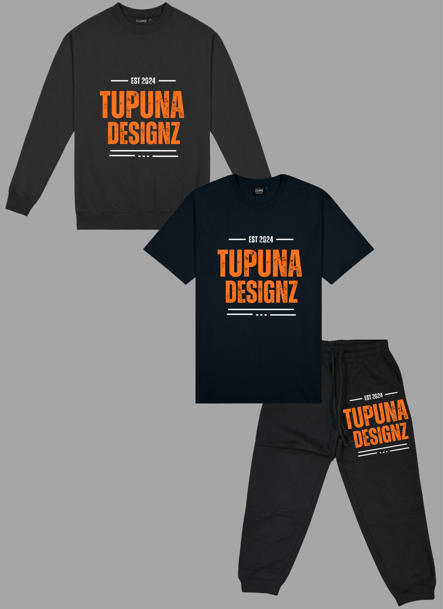 TEE,CREW,PANTS TRACKSUIT (ADULTS)